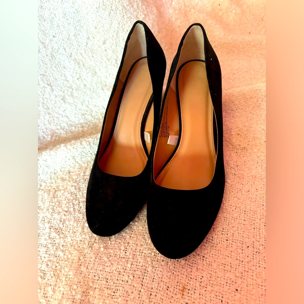 a new day Black Wedges